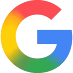 Google logo in red, yellow, green, and blue on a black background.