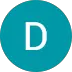 Letter D in a teal circle